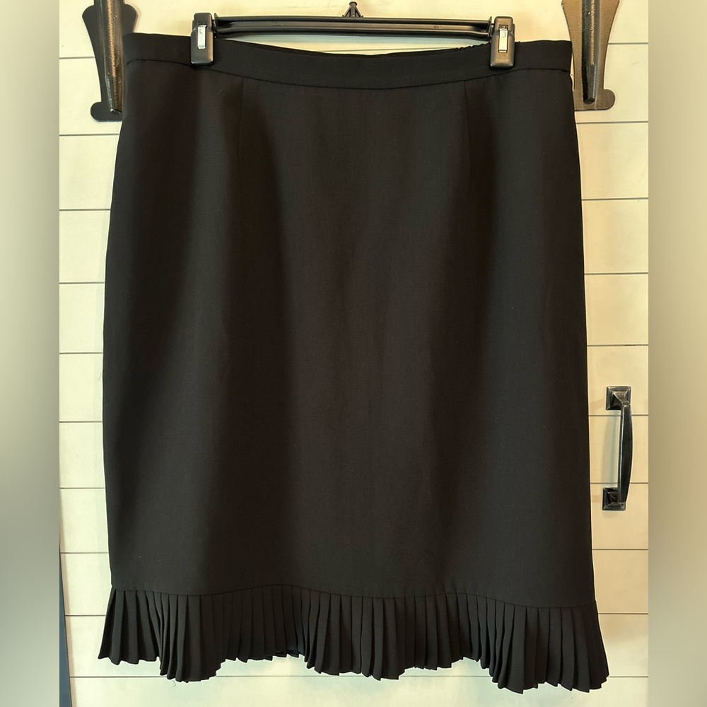 Black Skirt w/ Pleated bottom